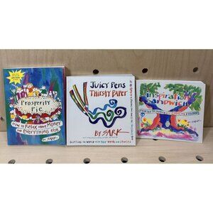 3 SARK Books Creativity Inspiration Self Help Juicy Pens Prosperity Pie